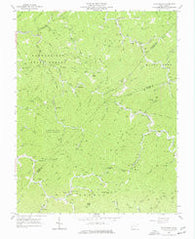 Wilsondale West Virginia Historical topographic map, 1:24000 scale, 7.5 X 7.5 Minute, Year 1963
