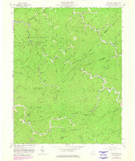 Wilsondale West Virginia Historical topographic map, 1:24000 scale, 7.5 X 7.5 Minute, Year 1963