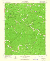 Wilsondale West Virginia Historical topographic map, 1:24000 scale, 7.5 X 7.5 Minute, Year 1963