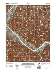 Winfield West Virginia Historical topographic map, 1:24000 scale, 7.5 X 7.5 Minute, Year 2011