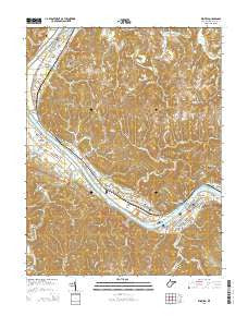 Winfield West Virginia Historical topographic map, 1:24000 scale, 7.5 X 7.5 Minute, Year 2014