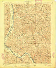 Winfield West Virginia Historical topographic map, 1:62500 scale, 15 X 15 Minute, Year 1908