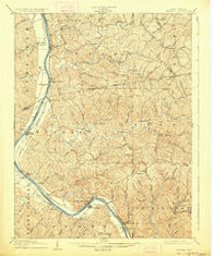 Winfield West Virginia Historical topographic map, 1:62500 scale, 15 X 15 Minute, Year 1908
