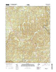 Winona West Virginia Historical topographic map, 1:24000 scale, 7.5 X 7.5 Minute, Year 2014