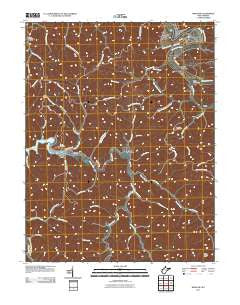Winslow West Virginia Historical topographic map, 1:24000 scale, 7.5 X 7.5 Minute, Year 2011