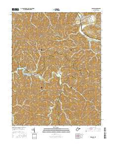Winslow West Virginia Current topographic map, 1:24000 scale, 7.5 X 7.5 Minute, Year 2016
