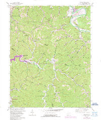 Winslow West Virginia Historical topographic map, 1:24000 scale, 7.5 X 7.5 Minute, Year 1972