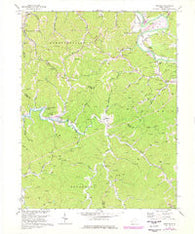 Winslow West Virginia Historical topographic map, 1:24000 scale, 7.5 X 7.5 Minute, Year 1972
