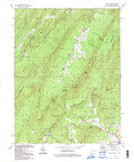 Wolf Gap West Virginia Historical topographic map, 1:24000 scale, 7.5 X 7.5 Minute, Year 1994