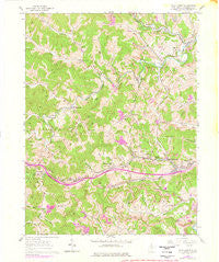 Wolf Summit West Virginia Historical topographic map, 1:24000 scale, 7.5 X 7.5 Minute, Year 1960