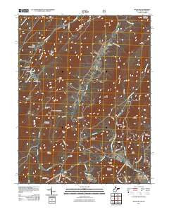 Wolf Gap West Virginia Historical topographic map, 1:24000 scale, 7.5 X 7.5 Minute, Year 2011