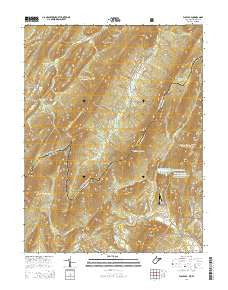 Wolf Gap West Virginia Historical topographic map, 1:24000 scale, 7.5 X 7.5 Minute, Year 2014