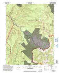 Woodrow West Virginia Historical topographic map, 1:24000 scale, 7.5 X 7.5 Minute, Year 1995