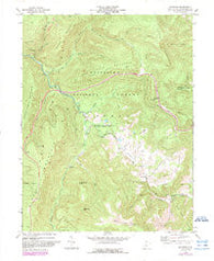 Woodrow West Virginia Historical topographic map, 1:24000 scale, 7.5 X 7.5 Minute, Year 1974