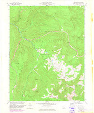 Woodrow West Virginia Historical topographic map, 1:24000 scale, 7.5 X 7.5 Minute, Year 1977