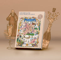 Buy map Wine Puzzle - Champagne