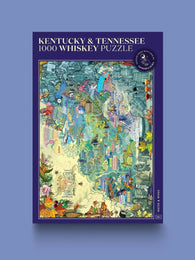 Buy map Whiskey Puzzle - Kentucky & Tennessee