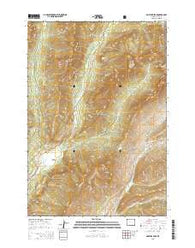 Abiathar Peak Wyoming Current topographic map, 1:24000 scale, 7.5 X 7.5 Minute, Year 2015