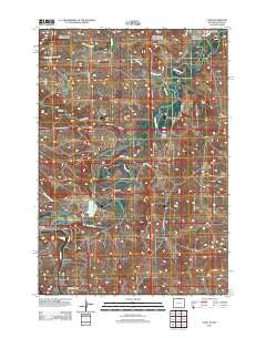 Acme Wyoming Historical topographic map, 1:24000 scale, 7.5 X 7.5 Minute, Year 2012