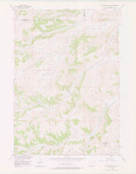 Adam Weiss Peak Wyoming Historical topographic map, 1:24000 scale, 7.5 X 7.5 Minute, Year 1956