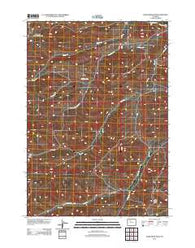 Adam Weiss Peak Wyoming Historical topographic map, 1:24000 scale, 7.5 X 7.5 Minute, Year 2012