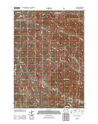 Adon Wyoming Historical topographic map, 1:24000 scale, 7.5 X 7.5 Minute, Year 2012