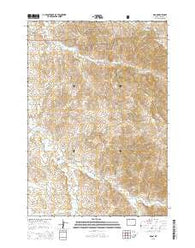 Adon Wyoming Current topographic map, 1:24000 scale, 7.5 X 7.5 Minute, Year 2015
