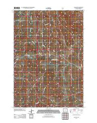 Adon NW Wyoming Historical topographic map, 1:24000 scale, 7.5 X 7.5 Minute, Year 2012