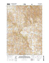 Adon NW Wyoming Current topographic map, 1:24000 scale, 7.5 X 7.5 Minute, Year 2015