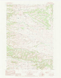Aladdin Wyoming Historical topographic map, 1:24000 scale, 7.5 X 7.5 Minute, Year 1984