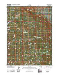 Albany Wyoming Historical topographic map, 1:24000 scale, 7.5 X 7.5 Minute, Year 2012