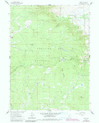 Albany Wyoming Historical topographic map, 1:24000 scale, 7.5 X 7.5 Minute, Year 1961