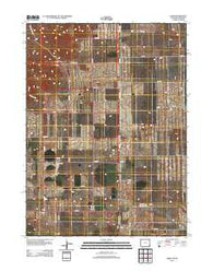 Albin Wyoming Historical topographic map, 1:24000 scale, 7.5 X 7.5 Minute, Year 2012