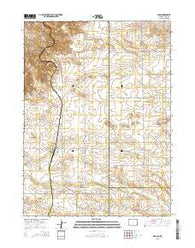Albin Wyoming Current topographic map, 1:24000 scale, 7.5 X 7.5 Minute, Year 2015