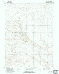 Albin SW Wyoming Historical topographic map, 1:24000 scale, 7.5 X 7.5 Minute, Year 1991
