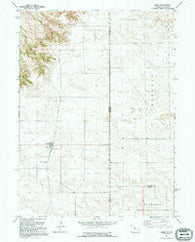 Albin Wyoming Historical topographic map, 1:24000 scale, 7.5 X 7.5 Minute, Year 1991