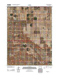 Albin SW Wyoming Historical topographic map, 1:24000 scale, 7.5 X 7.5 Minute, Year 2012