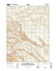 Albin SW Wyoming Current topographic map, 1:24000 scale, 7.5 X 7.5 Minute, Year 2015
