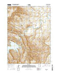 Alcova Wyoming Current topographic map, 1:24000 scale, 7.5 X 7.5 Minute, Year 2015