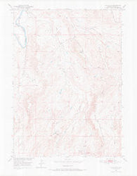 Alcova SE Wyoming Historical topographic map, 1:24000 scale, 7.5 X 7.5 Minute, Year 1950