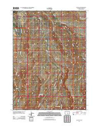 Alcova SE Wyoming Historical topographic map, 1:24000 scale, 7.5 X 7.5 Minute, Year 2012
