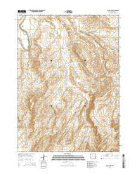 Alcova SE Wyoming Current topographic map, 1:24000 scale, 7.5 X 7.5 Minute, Year 2015