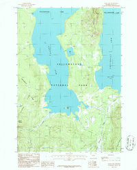 Alder Lake Wyoming Historical topographic map, 1:24000 scale, 7.5 X 7.5 Minute, Year 1986