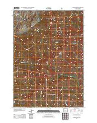 Aldrich Basin Wyoming Historical topographic map, 1:24000 scale, 7.5 X 7.5 Minute, Year 2012
