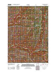 Allen Draw Wyoming Historical topographic map, 1:24000 scale, 7.5 X 7.5 Minute, Year 2012