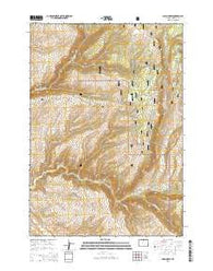 Allen Draw Wyoming Current topographic map, 1:24000 scale, 7.5 X 7.5 Minute, Year 2015