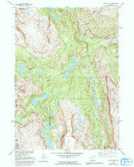 Alpine Lake Wyoming Historical topographic map, 1:24000 scale, 7.5 X 7.5 Minute, Year 1952