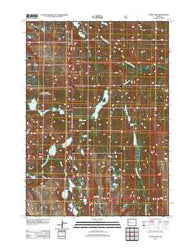Alpine Lake Wyoming Historical topographic map, 1:24000 scale, 7.5 X 7.5 Minute, Year 2012