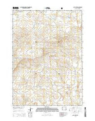 Alta Creek Wyoming Current topographic map, 1:24000 scale, 7.5 X 7.5 Minute, Year 2015