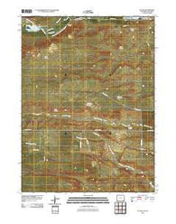 Altvan Wyoming Historical topographic map, 1:24000 scale, 7.5 X 7.5 Minute, Year 2010